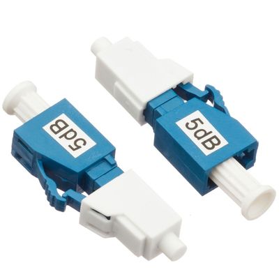 เริม SM ลดทอนไฟเบอร์ออปติก 5dB LC UPC ประเภทชายกับหญิง
