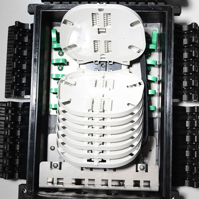 การปิดข้อต่อสายเคเบิลใยแก้วนำแสงแนวนอนพร้อมเสาแบบติดตั้ง OEM