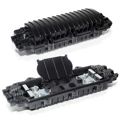 48 Core 96 Core มินิ Fiber Joint ปิดด้วย 2 Inlet 2 Outlet