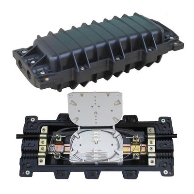 48 Core 96 Core มินิ Fiber Joint ปิดด้วย 2 Inlet 2 Outlet
