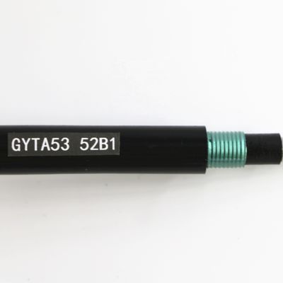 GYTA53 Outdoor 12 24 48 Core PE Out Sheath สายเคเบิลไฟเบอร์ออปติกหุ้มเกราะใต้ดิน