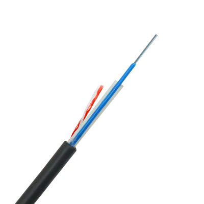 สายเคเบิลใยแก้วนำแสงภายนอกความแข็งแรง FRP 24 แกน G.652D ประเภท OEM ODM