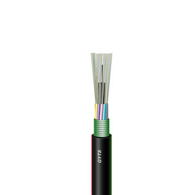 สายเคเบิลไฟเบอร์ออปติก 12 แกนฝังกลางแจ้งโดยตรง G.652D พร้อมปลอก PE