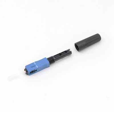 FTTH สถานะโสด Fiber Optic Quick Connector SC UPC SC APC สำหรับการสื่อสารโทรคมนาคม