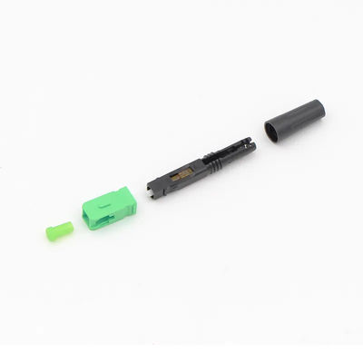 FTTH สถานะโสด Fiber Optic Quick Connector SC UPC SC APC สำหรับการสื่อสารโทรคมนาคม