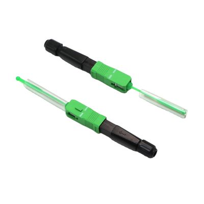 ตัวเชื่อมต่อไฟเบอร์ออปติก SC APC Fusion Splice สำหรับเครือข่าย FTTH FTTB FTTX