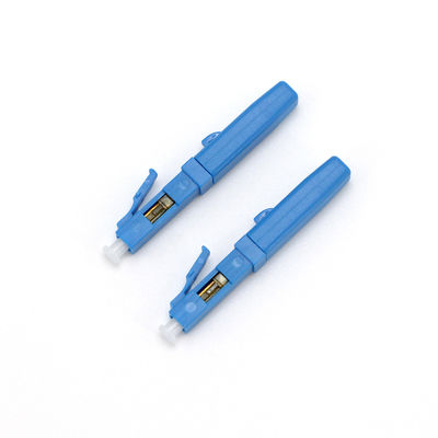 ตัวเชื่อมต่อไฟเบอร์ออปติกสีน้ำเงิน, LC UPC Fast Connector สำหรับ FTTH CATV CCTV