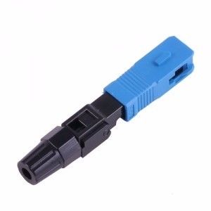 ติดตั้งล่วงหน้า FTTX SC Fiber Optic Fast Connector Multimode Signlemode 50/125 9/125