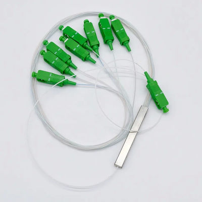 1 × 4 SC APC Fiber Optic Splitter, มินิ Type PLC 4 Way Splitter สำหรับเคเบิลทีวี