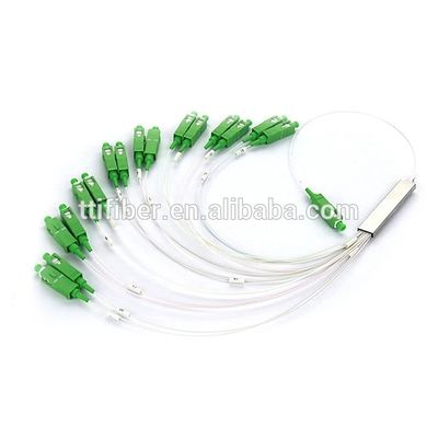 ตัวแยกไฟเบอร์ออปติก PLC แบบกำหนดเอง 1x8 พร้อมตัวเชื่อมต่อ SC APC