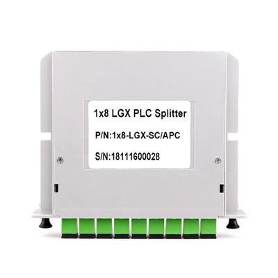 8 Way PLC Fiber Optic Splitter Cassette Type 1x8 พร้อมขั้วต่อ SC APC