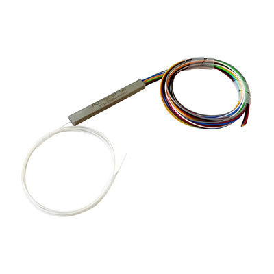 ท่อเหล็กขนาดเล็ก PLC แยกไฟเบอร์ออปติก 1x4 ไม่มีตัวเชื่อมต่อ 1M OEM