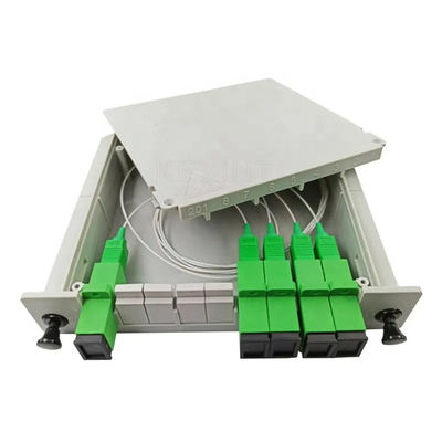ไฟเบอร์ออปติก Splitter แบบกำหนดเอง, 1X32 Cassette PLC Splitter พร้อมขั้วต่อ SC UPC