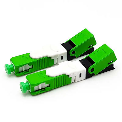 ตัวเชื่อมต่อไฟเบอร์ออปติก SC APC UPC รวดเร็วด้วยมาตรฐาน RoHS ISO9001