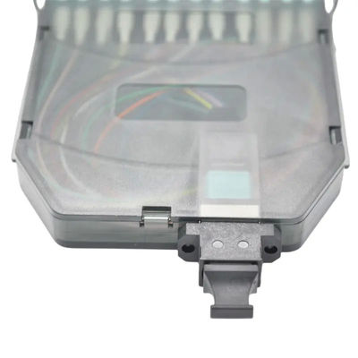 แผงแพทช์ MPO สีดำ, MPO ถึง LC Cassette พร้อม 12 คอร์ 24 คอร์