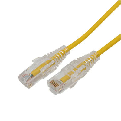 สายแพทช์อีเธอร์เน็ต Cat6A แบบกำหนดเอง, สายแพทช์ S FTP Slim ที่มีความยาว 5 ม. 1 ม