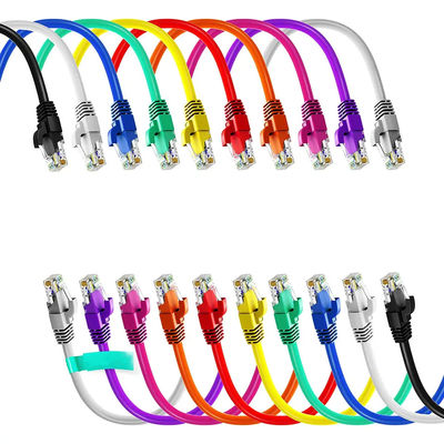 สายแพทช์อีเธอร์เน็ต Cat6A แบบกำหนดเอง, สายแพทช์ S FTP Slim ที่มีความยาว 5 ม. 1 ม