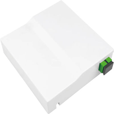 กล่องเทอร์มินัลไฟเบอร์ออปติก ABS FTTH 1 แกนมองไม่เห็นสำหรับเต้ารับติดผนัง