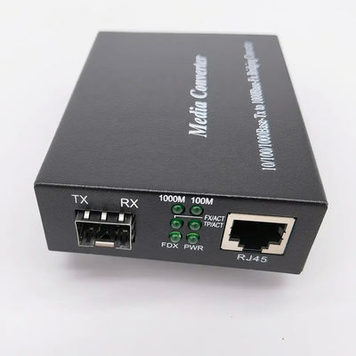 Gigabit ตัวแปลงสื่อไฟเบอร์ออปติก 1,000base Tx ถึง 1,000base Fx